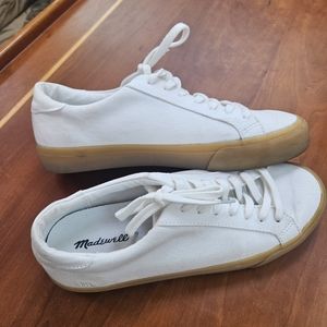Madewell white low top sneakers